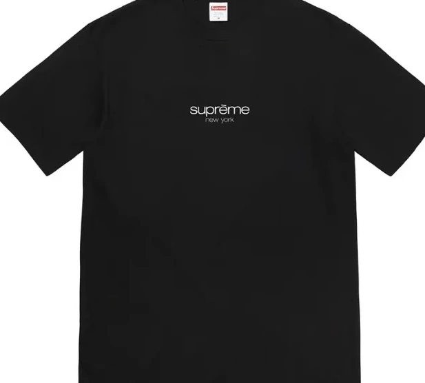 22SS White M Logo and XL L Classic Tee S Black 1019